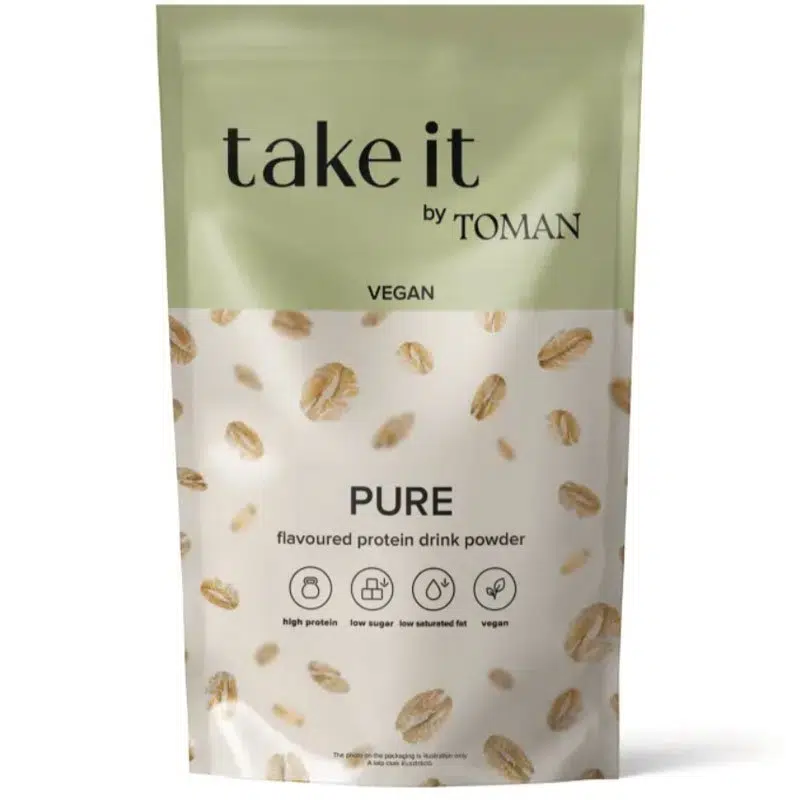 Take it by Toman Vegan Zab fehérje italpor - Natúr - 450g Take it by Toman Vegan Zab fehérje italpor - Natúr - 450g