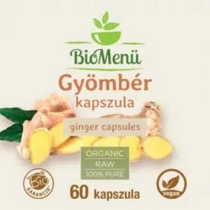 Biomenü Bio Gyömbér kapszula - 60db - Image 2 Biomenü Bio Gyömbér kapszula - 60db - Image 2