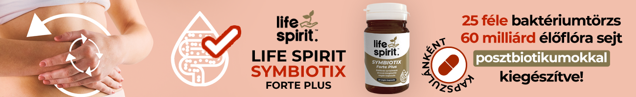 Life Spirit Symbiotix Forte Plus élőflórát tartalmazó kapszula