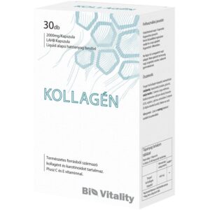 Bio Vitality Kollagén lágyzselatin kapszula - 30db