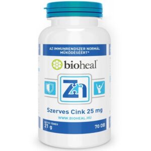 Bioheal Szerves Cink filmtabletta - 70db