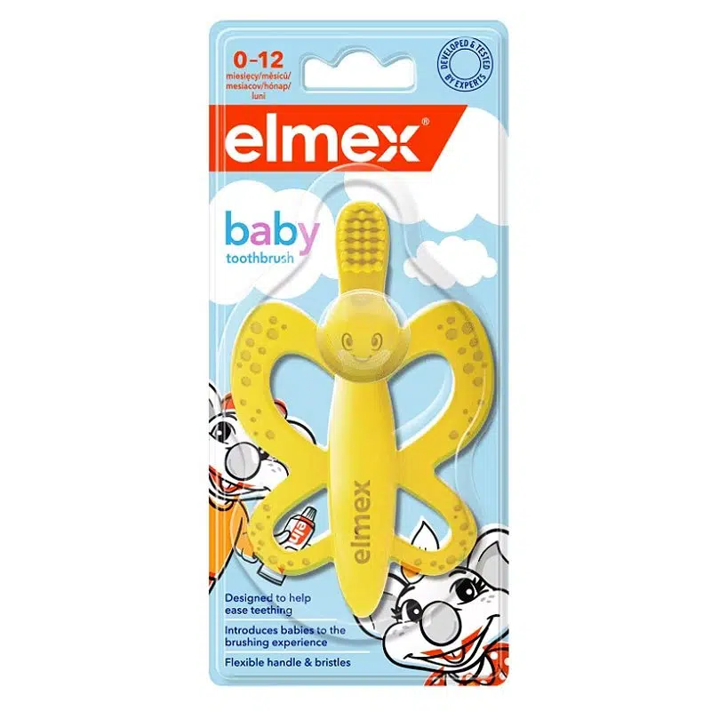 Elmex Baby fogkefe és rágóka egyben Elmex Baby fogkefe és rágóka egyben