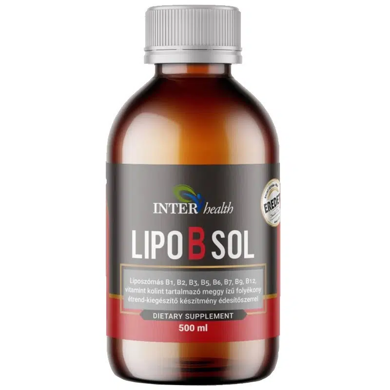 Interhealth Lipo B sol Liposzómás B-vitamin Komplex - 500ml Interhealth Lipo B sol Liposzómás B-vitamin Komplex - 500ml