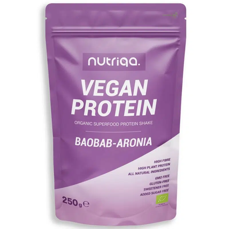 Nutriqa Bio Baobab-Aronia Vegán Proteinmix - 250g Nutriqa Bio Baobab-Aronia Vegán Proteinmix - 250g