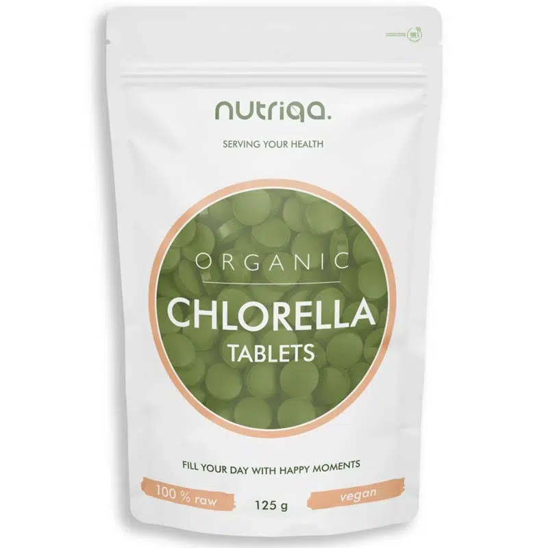 Nutriqa Bio Chlorella Alga tabletta - 125g Nutriqa Bio Chlorella Alga tabletta - 125g