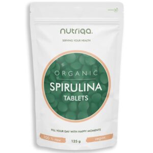 Nutriqa Bio Spirulina Alga tabletta - 125g