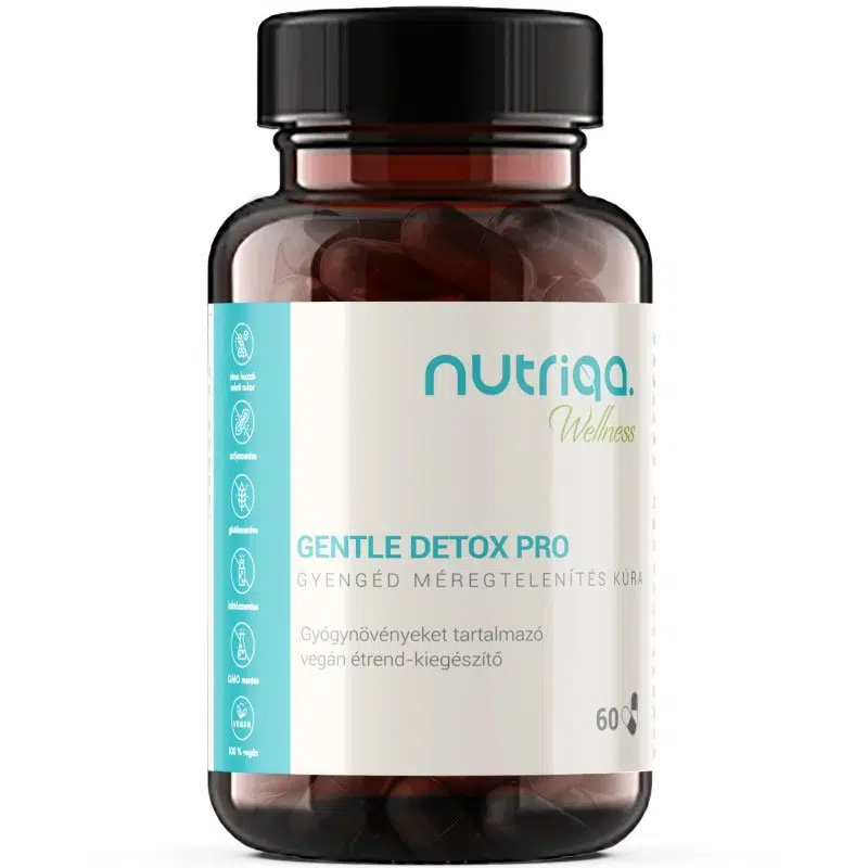 Nutriqa Gentle Detox Pro - Gyengéd Méregtelenítés Kúra - 60db Nutriqa Gentle Detox Pro - Gyengéd Méregtelenítés Kúra - 60db