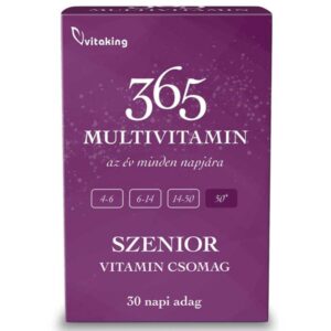 Vitaking 365 Multivitamin Szenior vitamin csomag - 30db