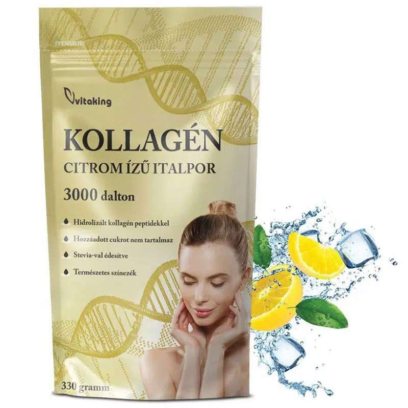 Vitaking Kollagén Citrom ízű italpor - 330g Vitaking Kollagén Citrom ízű italpor - 330g