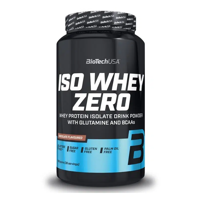 BioTech USA 100% IsoWhey ZERO black biscuit - 908g BioTech USA 100% IsoWhey ZERO black biscuit - 908g
