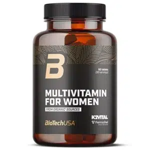 BioTech USA Multivitamin for Women Organic Sources tabletta - 60db