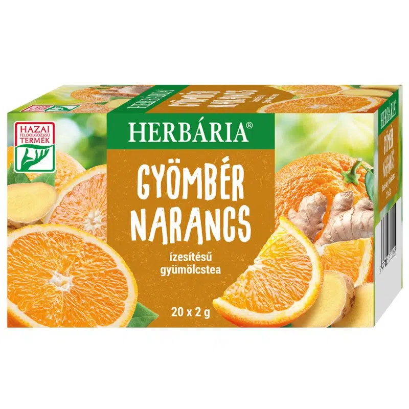 Herbária Gyömbér-Narancs tea - 20 filter Herbária Gyömbér-Narancs tea - 20 filter