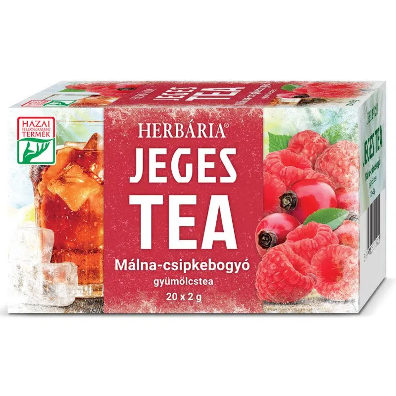 Herbária Jeges tea Málna-Csipkebogyó - 20 filter Herbária Jeges tea Málna-Csipkebogyó - 20 filter
