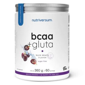 Nutriversum FLOW BCAA+GLUTA kékszőlő Sugar Free - 360g