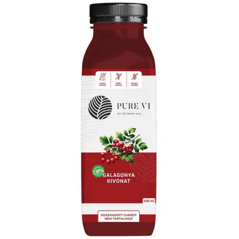 Pure Vi Galagonya kivonat - 500ml Pure Vi Galagonya kivonat - 500ml