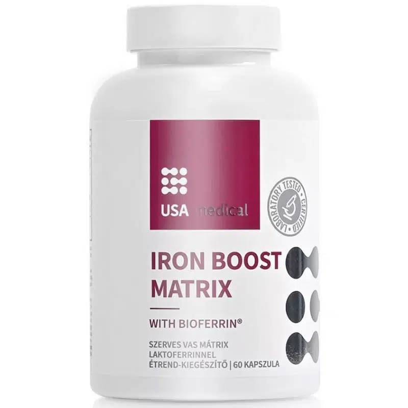 USA Medical Iron boost matrix kapszula - 60db USA Medical Iron boost matrix kapszula - 60db