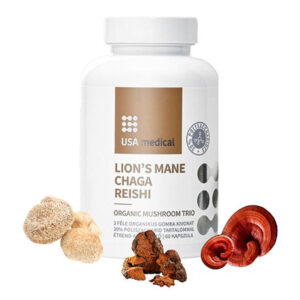 USA Medical Lion's Mane, Chaga és Reishi gomba TRIO - 60db