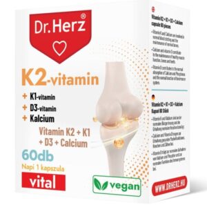 Dr. Herz K2-vitamin+K1+D3+Kálcium kapszula - 60db