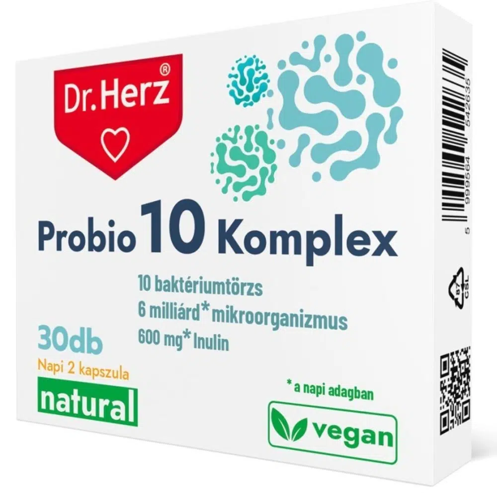 Dr. Herz PROBIO 10 komplex kapszula - 30db Dr. Herz PROBIO 10 komplex kapszula - 30db
