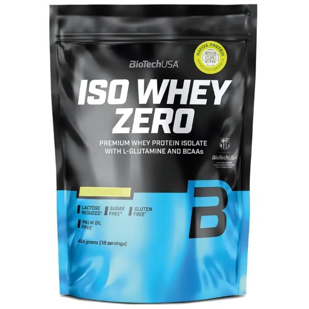 BioTech USA 100% IsoWhey ZERO eper fehérjepor - 454g BioTech USA 100% IsoWhey ZERO eper fehérjepor - 454g
