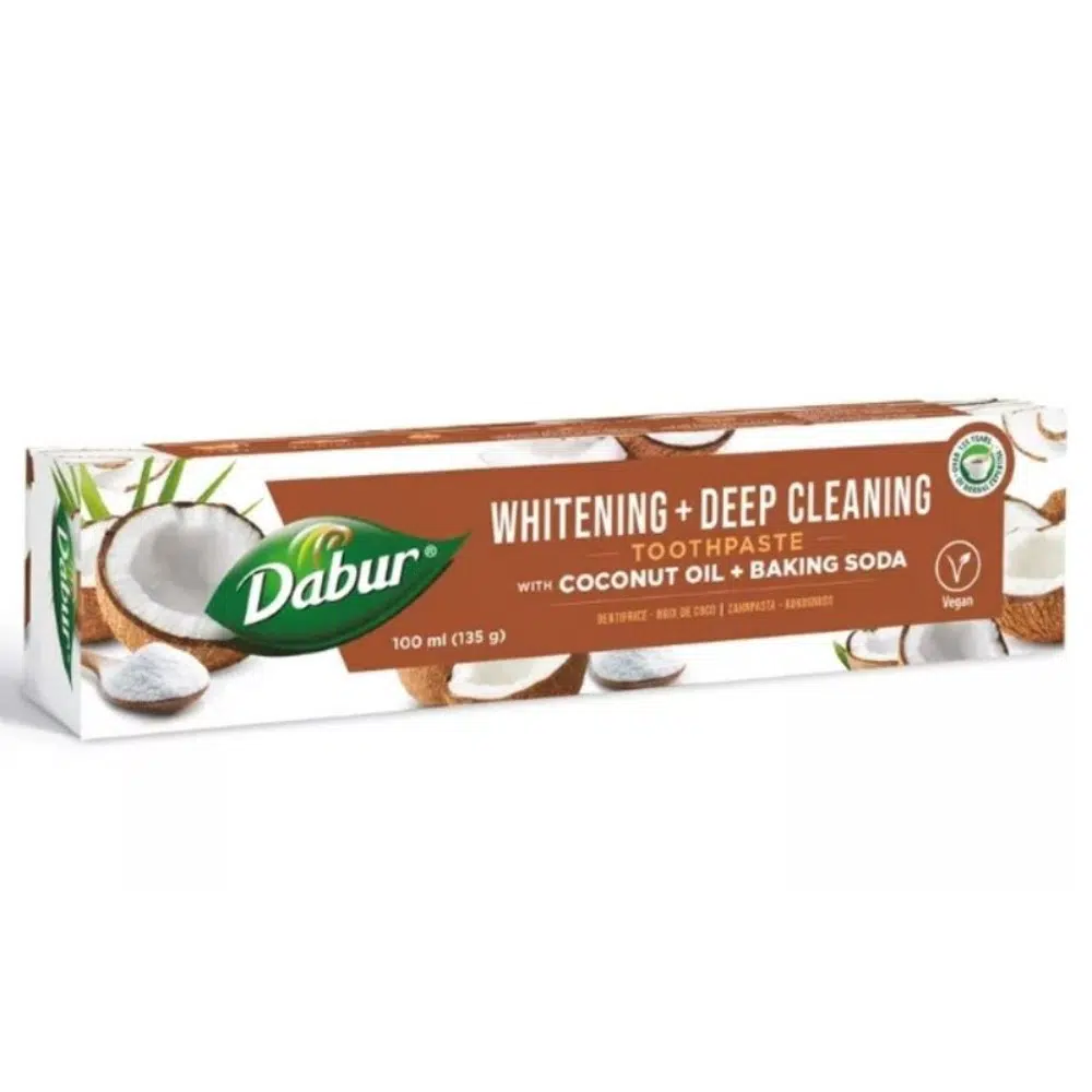 Dabur Whitening+Deep Cleaning Fluoridmentes fogkrém - 100ml Dabur Whitening+Deep Cleaning Fluoridmentes fogkrém - 100ml