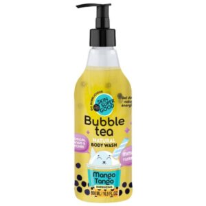 Skin Super Good Bubble Tee Mango Tango energetizáló tusfürdő mangóval és licsivel - 500ml