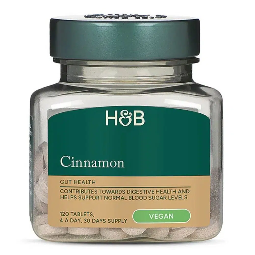 H&B Fahéj (Cinnamon) tabletta - 120db H&B Fahéj (Cinnamon) tabletta - 120db