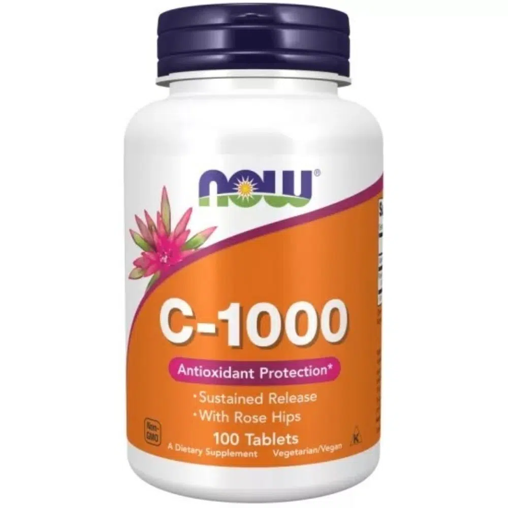 Now C-vitamin 1000mg + Csipkebogyó tabletta - 100db Now C-vitamin 1000mg + Csipkebogyó tabletta - 100db
