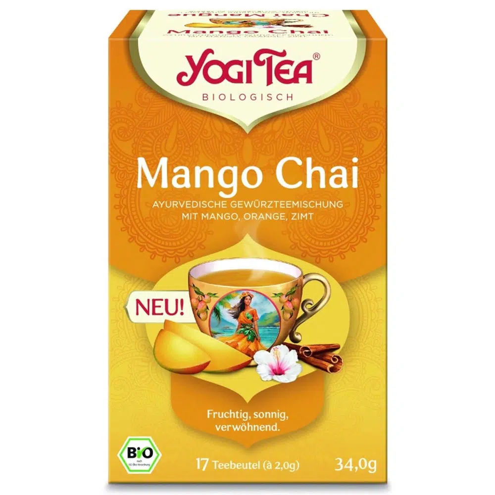 Yogi Bio Mango Chai tea - 17 filter/doboz Yogi Bio Mango Chai tea - 17 filter/doboz