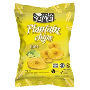 Samai Plantain chips lime - 70g
