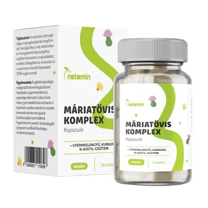 Netamin Máriatövis Komplex kapszula - 30db Netamin Máriatövis Komplex kapszula - 30db