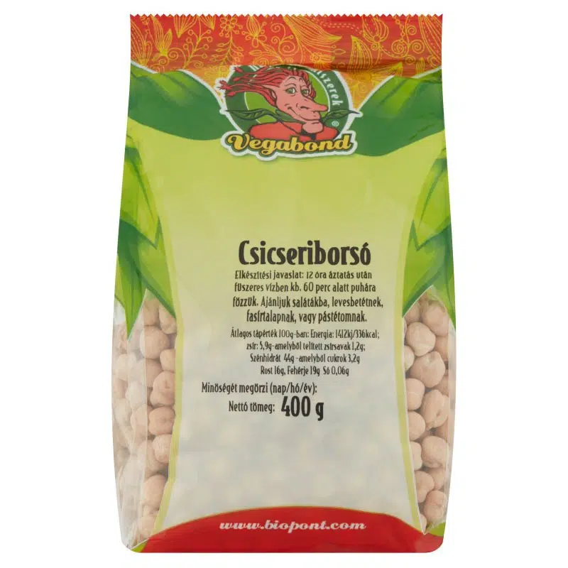 Biopont Vegabond Csicseriborsó 400g Biopont Vegabond Csicseriborsó 400g
