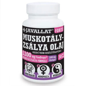 Javallat Forte Muskotályzsálya olaj kapszula - 60db