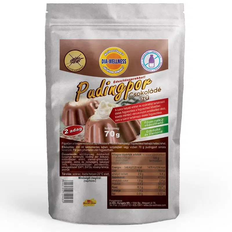 Dia-wellness hidegpuding csoki 70g Dia-wellness hidegpuding csoki 70g