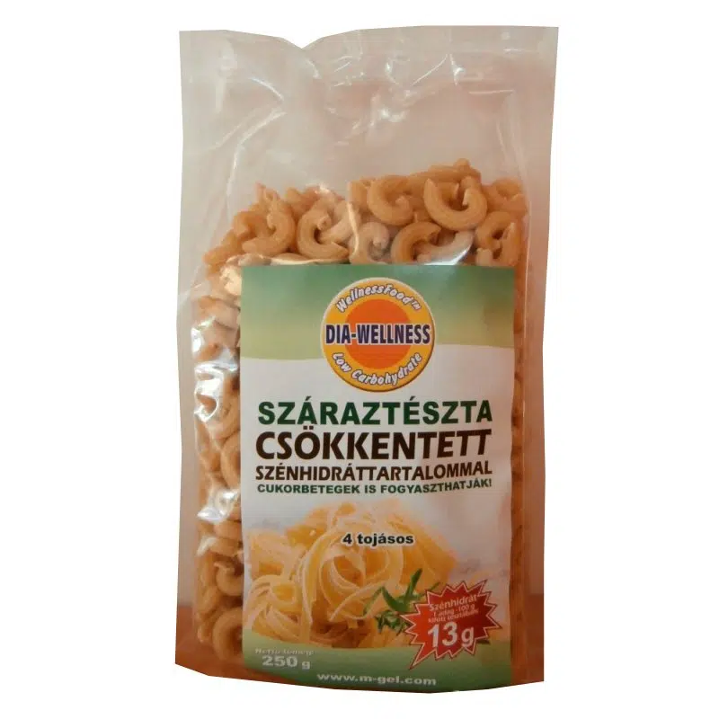 Dia-wellness száraztészta szarvacska 250g Dia-wellness száraztészta szarvacska 250g