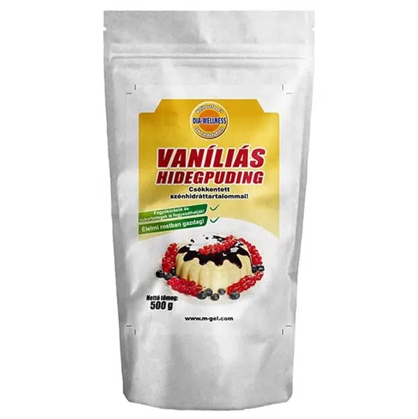 Dia-wellness vaníliás hidegpudingpor 500g Dia-wellness vaníliás hidegpudingpor 500g