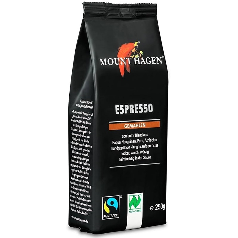 Mount hagen bio őrölt kávé 250g Mount hagen bio őrölt kávé 250g