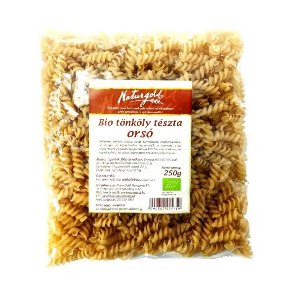 Naturgold bio tészta tönköly orsó 250 g Naturgold bio tészta tönköly orsó 250 g