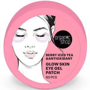 Organic Shop Ragyogást adó gél szemmaszk bogyós jegesteával és antioxidánssal 60db