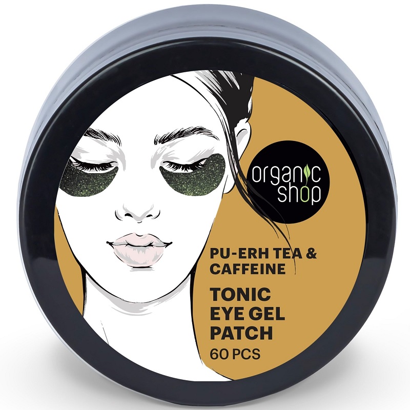 Organic Shop Tonik gél szemmaszk pu erh teával és koffeinnel 60db Organic Shop Tonik gél szemmaszk pu erh teával és koffeinnel 60db