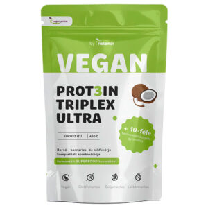 Netamin Vegan Prot3in Triplex Ultra kókusz ízű fehérjepor Superfood keverékkel - 450g