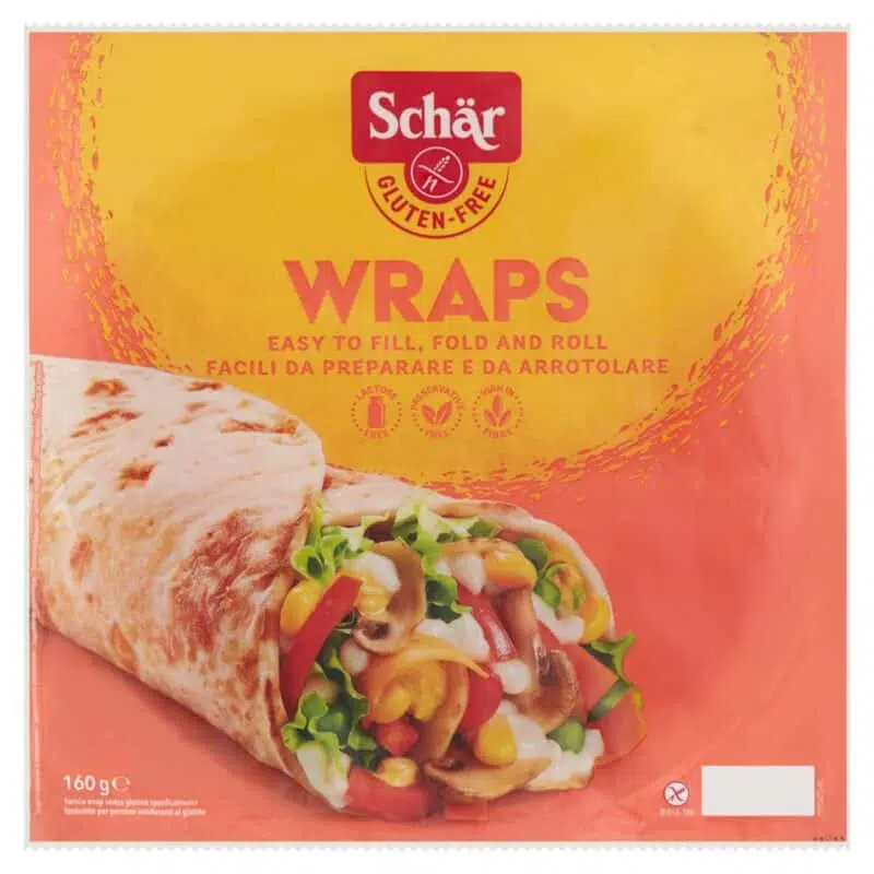 Schar gluténmentes wraps 160g Schar gluténmentes wraps 160g