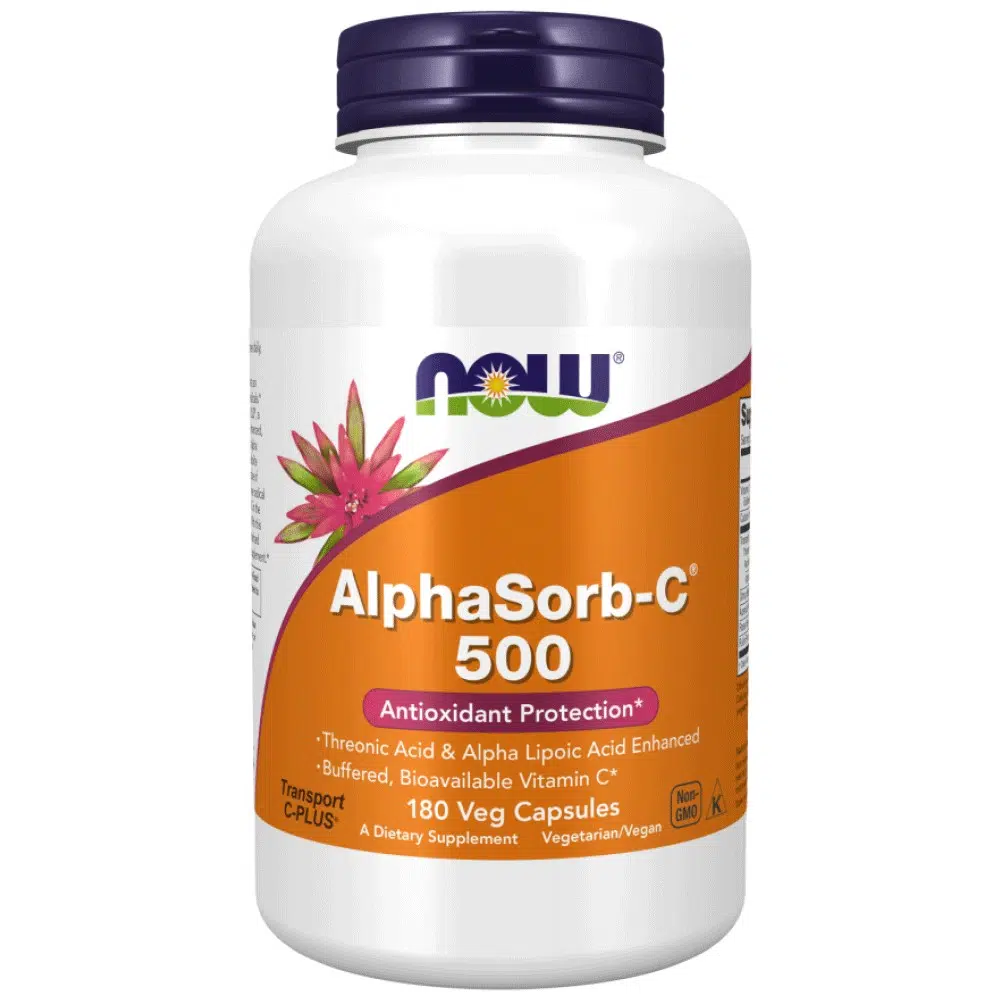 Now AlphaSorb - C-vitamin 500 mg - 180db Now AlphaSorb - C-vitamin 500 mg - 180db
