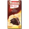 Torras étcsokoládé banános cukor- és gluténmentes 75g