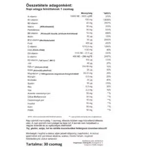 VitaKing 365 Multivitamin Alap vitamin csomag - 30db - Image 2