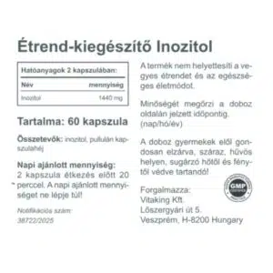 Vitaking Inozitol kapszula - 60db - - Image 2 Vitaking Inozitol kapszula - 60db - - Image 2