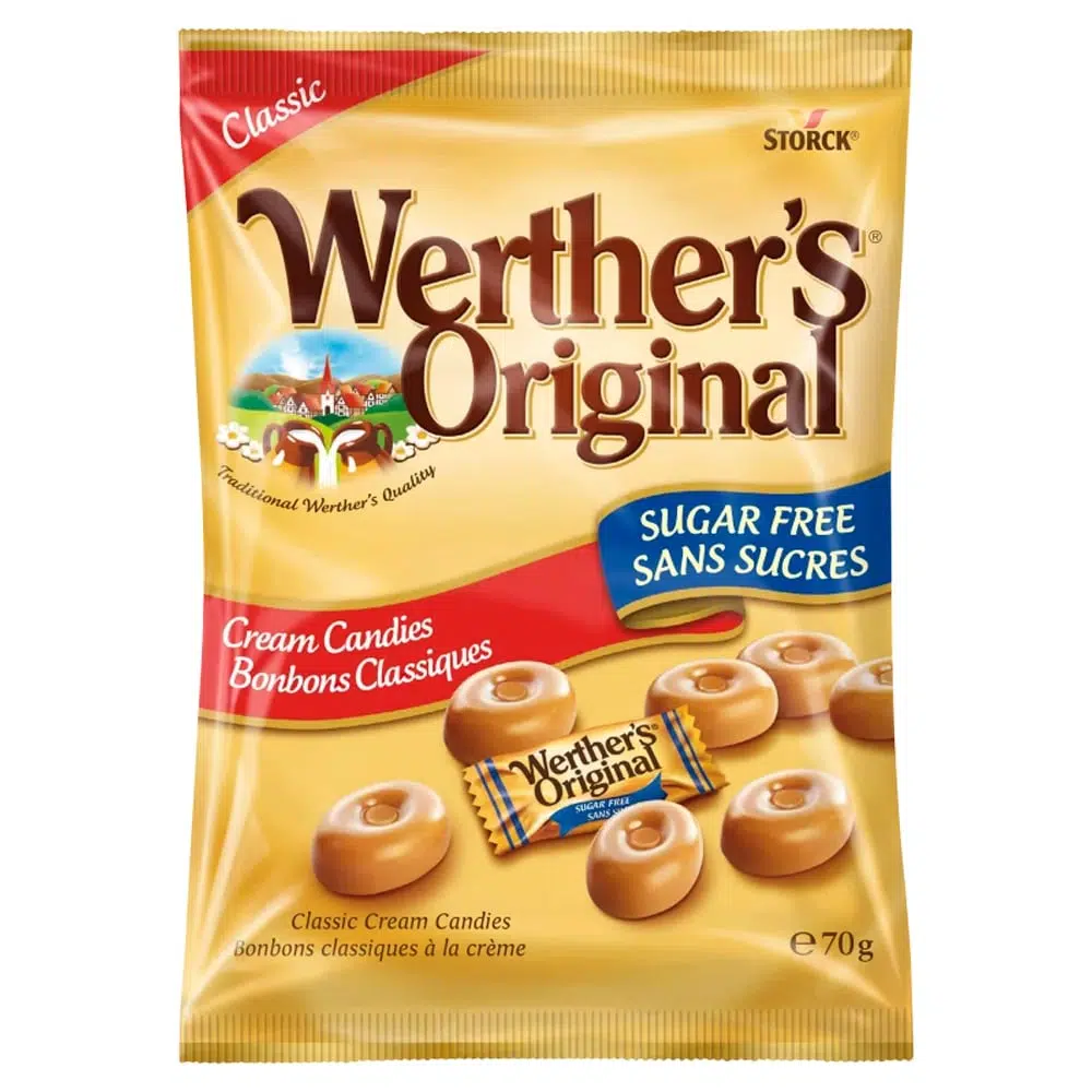 Werther's Original keménycukorka cukormentes (Marnys) 70g Werther's Original keménycukorka cukormentes (Marnys) 70g