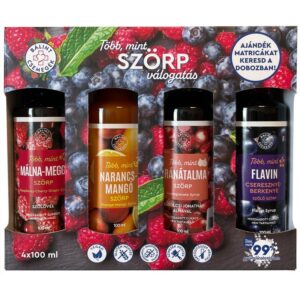 Bálint - Több mint szörp Válogatás - Gyümölcsös FLAVIN 4x100 ml