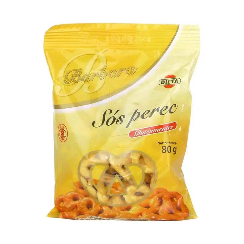 Barbara gluténmentes sós perec 80 g Barbara gluténmentes sós perec 80 g