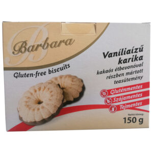 Barbara gluténmentes vaníliás karika 150 g
